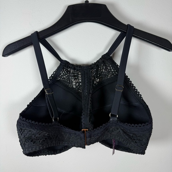 Adore Me Lianne Contour Plus Black Lace Bikini Top Size 0X - Picture 11 of 11